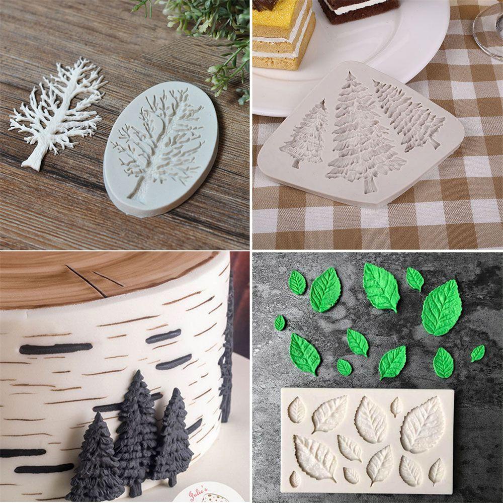 Khuôn silicone Tạo Hình Làm Bánh Kẹo Hình Cây