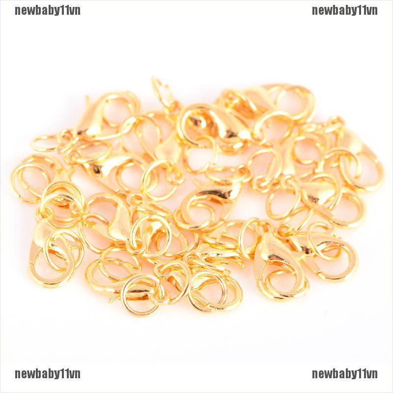 Set 20 Móc Kẹp Tôm Hùm Bằng Hợp Kim Làm Trang Sức Thủ Công