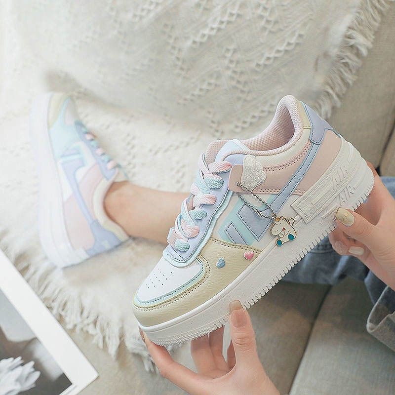 Giày Sneakers Nữ Ulzzang Nhiều Màu Sắc Có Kèm Tag Treo | BigBuy360 - bigbuy360.vn