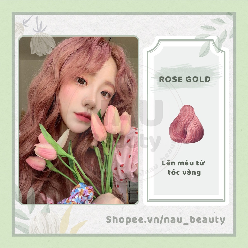 Thuốc nhuộm tóc màu ROSE GOLD