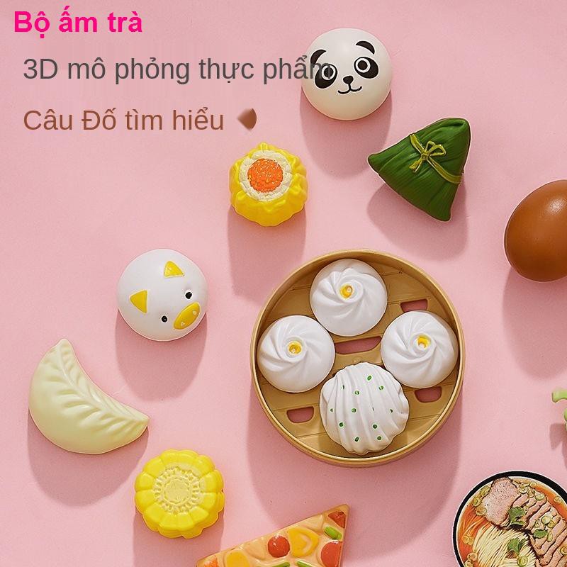 đồ chơiĐồ chơi trẻ em nhà bếp hấp bánh mì mô phỏng bộ nấu ăn cho bé 3-6 tuổi một gái 9