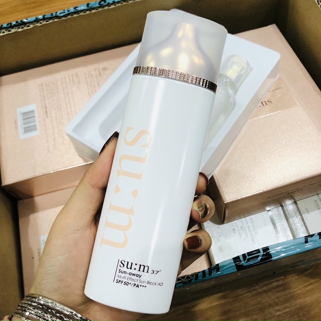 Kem chống nắng sum:37 Sun Away Multi/ Cooling Effect Sun Block SPF 50 /PA +++