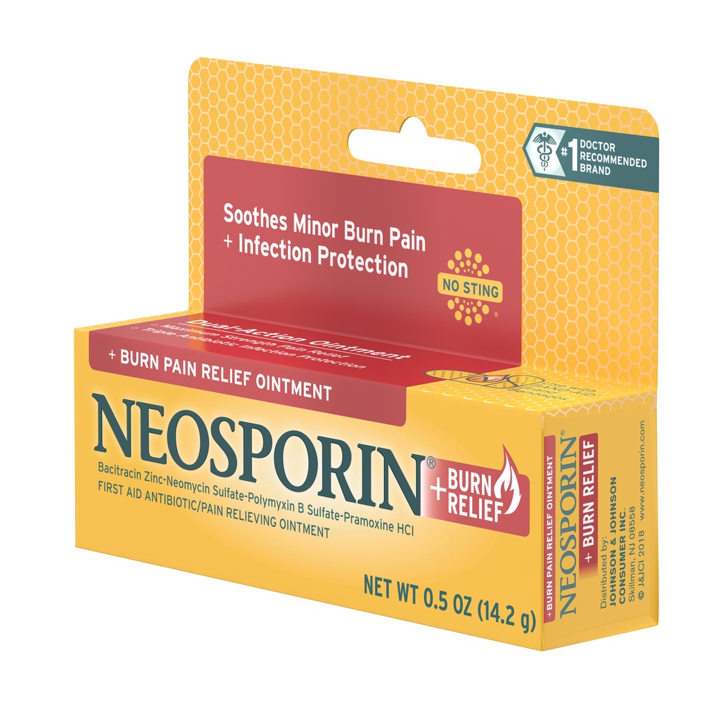 Kem Bôi nhanh liền sẹo BỎNG Neosporin Burn Relief 14,2g