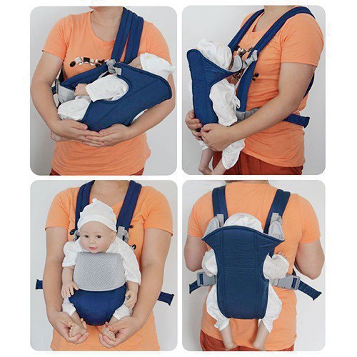 Địu 4 tư thế cho bé  - dụng cụ hỗ trợ cho bé ra ngoài