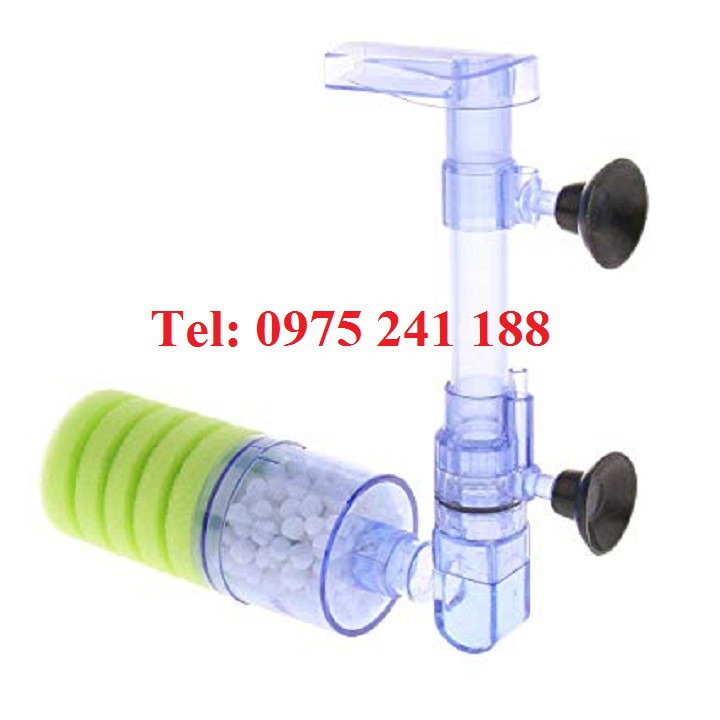 Lọc bể cá XY-2881 đã bao gồm cả hộp lọc, bông lọc và sứ lọc