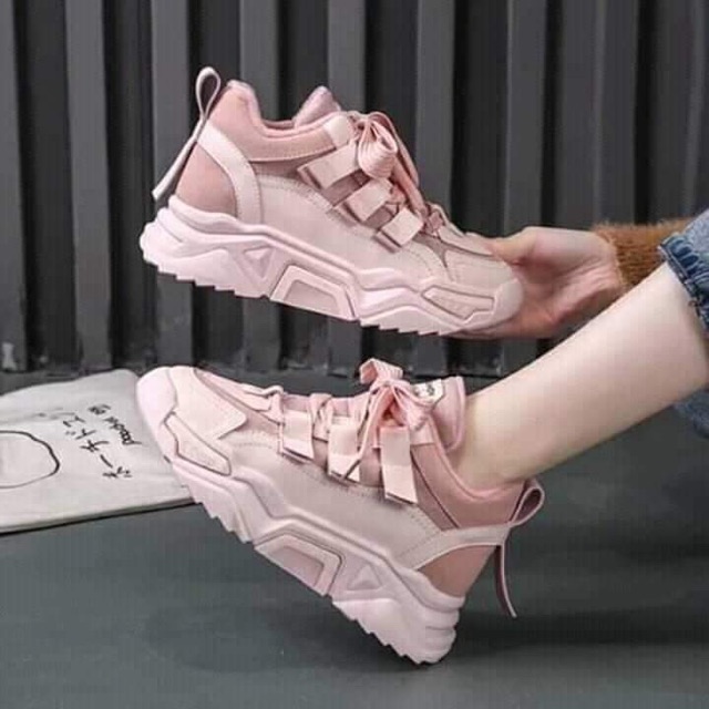Mã Đ80- Giày thẻ thao nam nữ dây to bản mới 2022 - PinkOri
