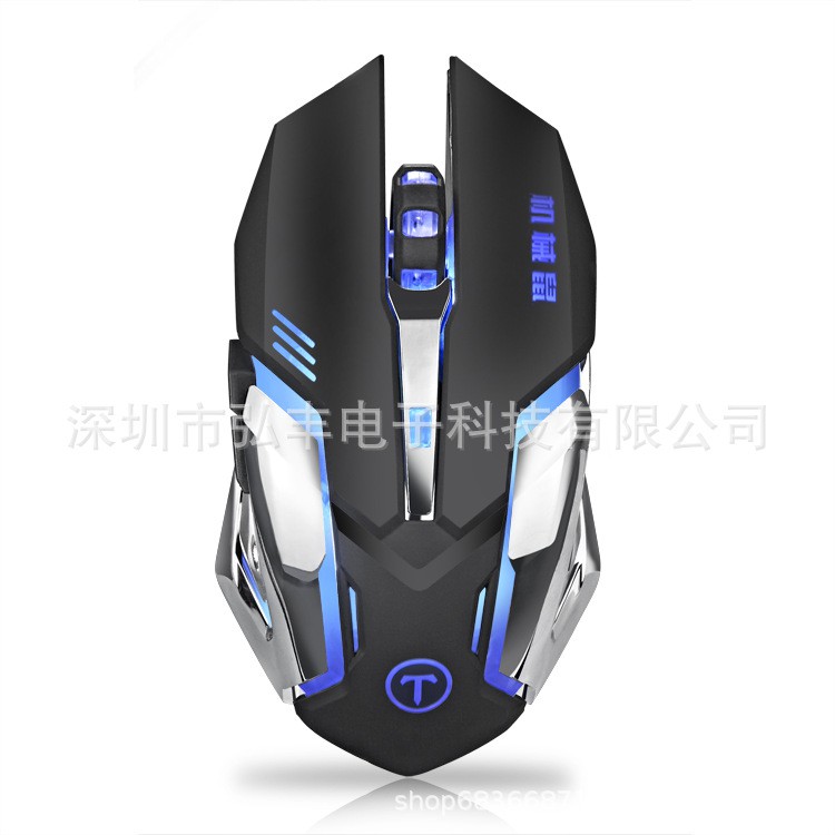 [Có Video] Chuột game thủ V1 cực bền đèn led thiết kế độc đáo bấm rất êm tay | BigBuy360 - bigbuy360.vn