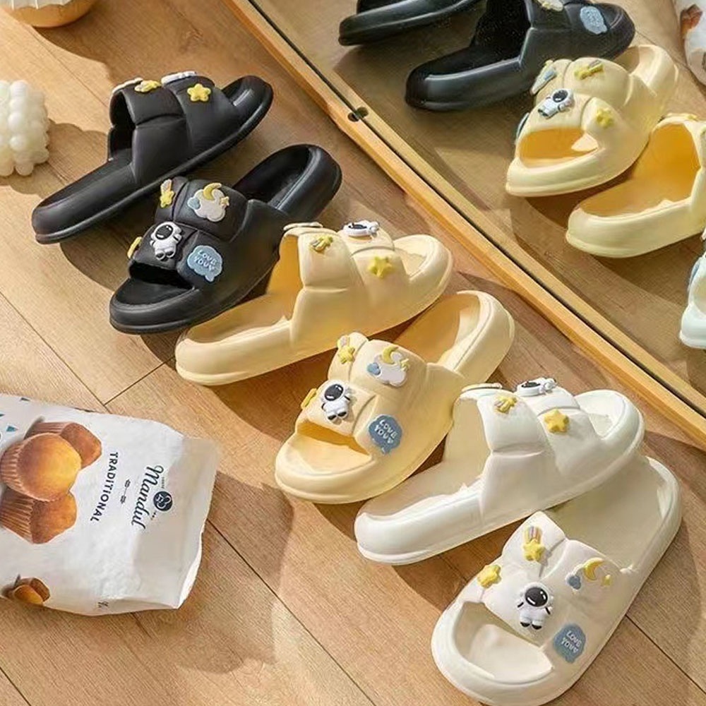 Dép độn đế quai ngang nữ Phi hành gia đế bánh mì chất liệu xốp siêu bền, đi chơi đi biển thoải mái, hàng Quảng Châu