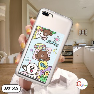 Ốp lưng IPHONE 7 PLUS/ 8 PLUS dẻo trong in hình