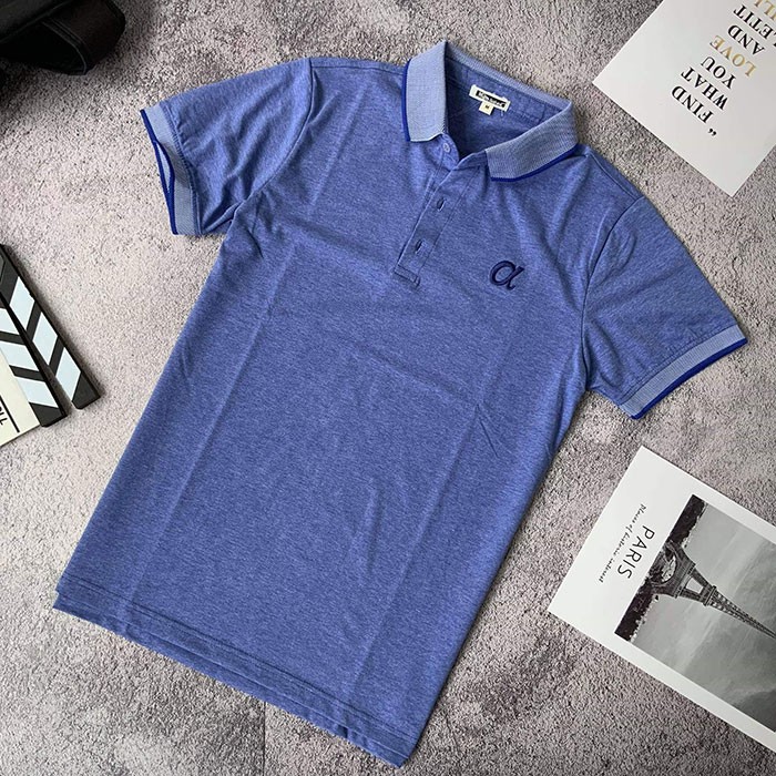 [XẢ KHO] Áo polo nam trơn phối viền tay ngắn ALPHA cao cấp RCP021A - áo thun nam đẹp form rộng Riooshop | BigBuy360 - bigbuy360.vn
