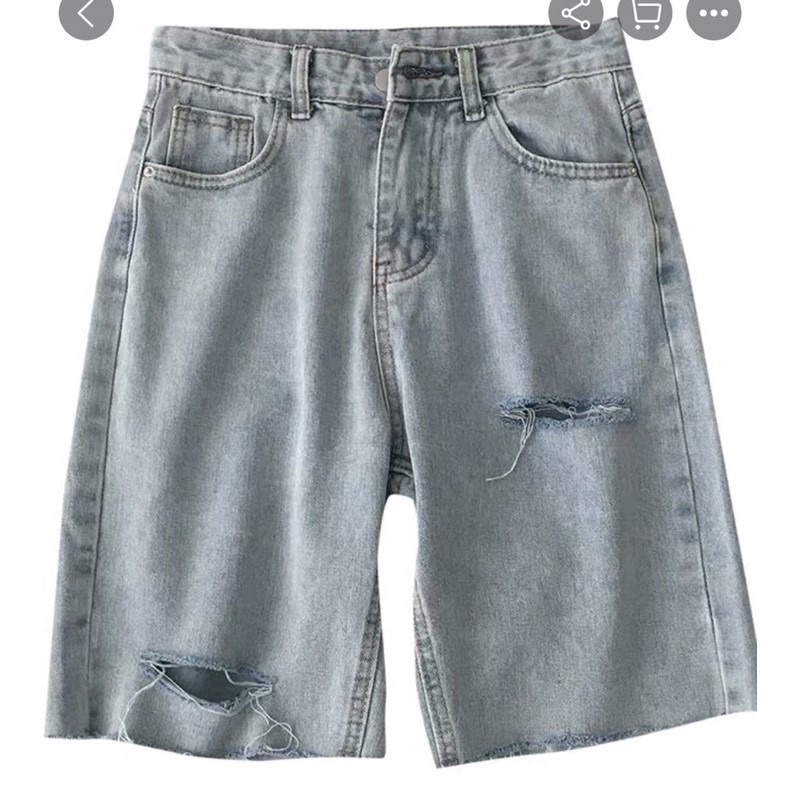 QUẦN SHORT RÁCH 2 VẠCH