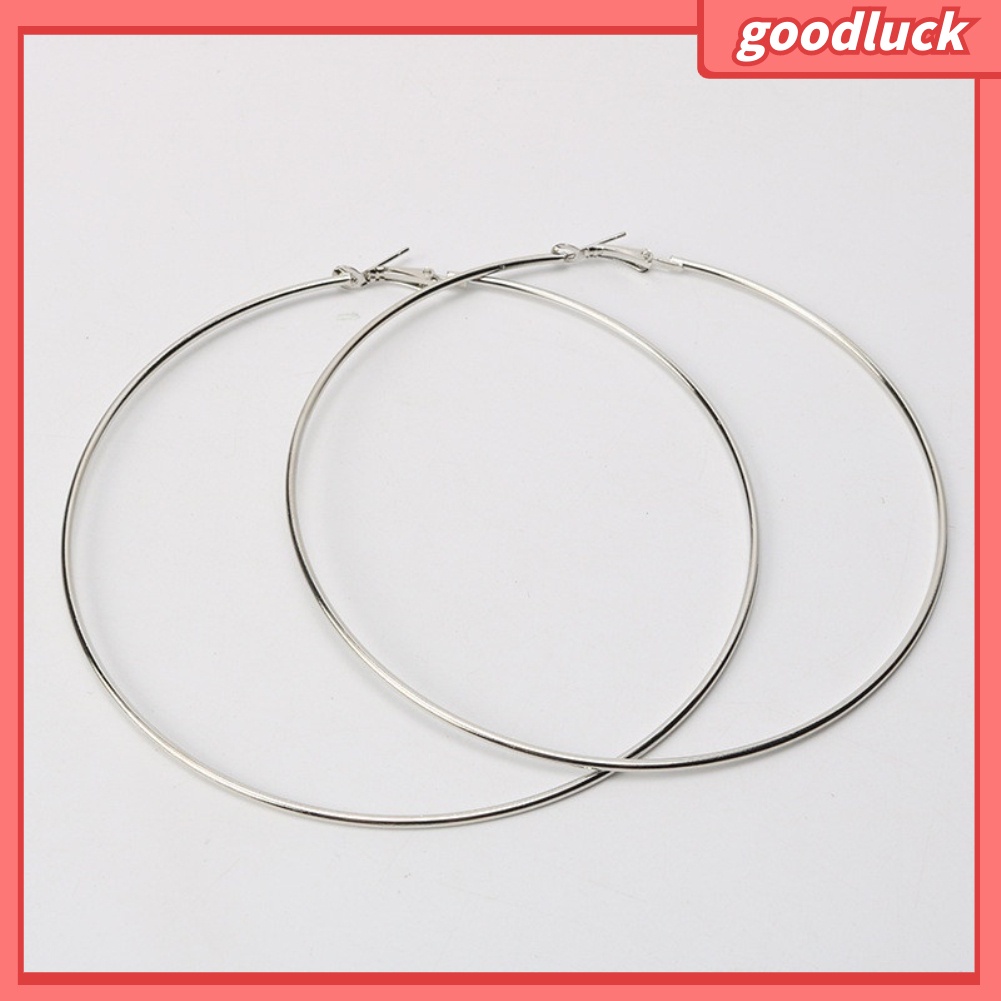 Hoa tai vòng tròn lớn sành điệu trẻ trung