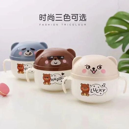 Bát Úp Mì Tôm Hình Gấu