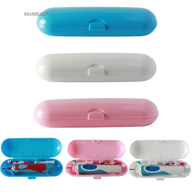 Practical Protect Electric Case Plastic Toothbrush Bathroom Cover Outdoor 21.5*8*4.5cm Camping Toothbrush Storage Box