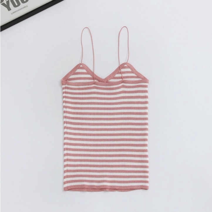 Áo Hai Dây Ôm Dáng Phong Cách Hàn Quốc Đơn Giản Cho Nữ