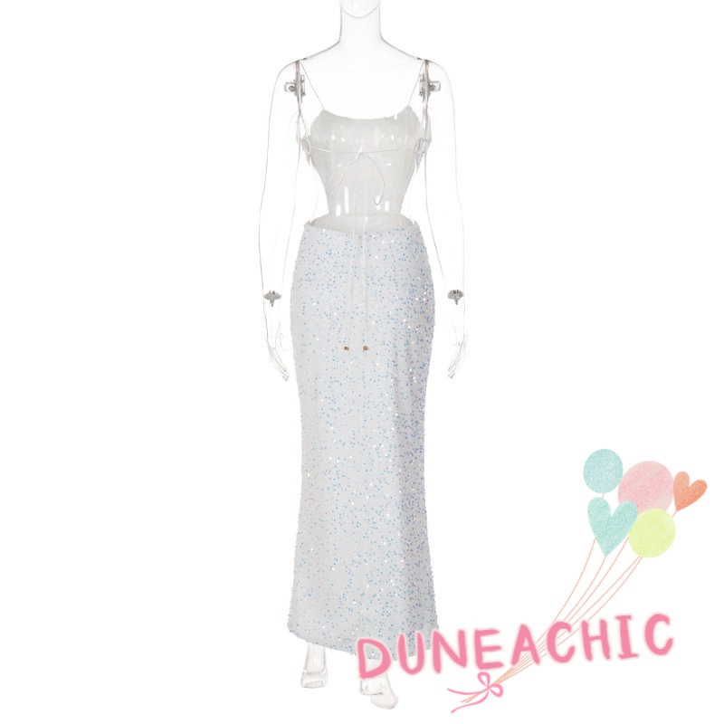 Đầm Dài Hai Dây Hở Lưng Gợi Cảm Cho Nữ