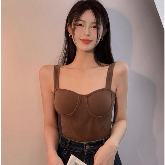 061826 Áo Lót Có Mút Đệm Ngực Thời Trang Quyến Rũ Cho Nữ