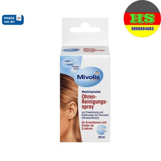 THUỐC XỊT LÀM TAN RÁY TAI OHREN REINIGUNGS SPRAY