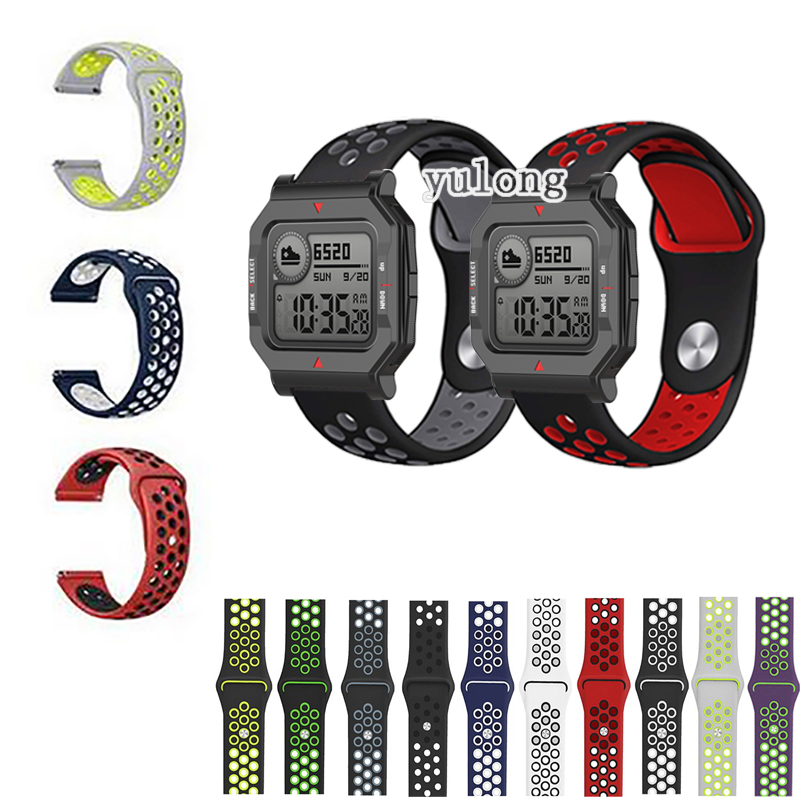 Dây Đeo Silicone Cho Đồng Hồ Thông Minh Huami Amazfit Neo GTS2 GTS4 mini GTS3 GTS2e Neo GTS 2 3 4 2e Bip3 Bip Lite S U Pro