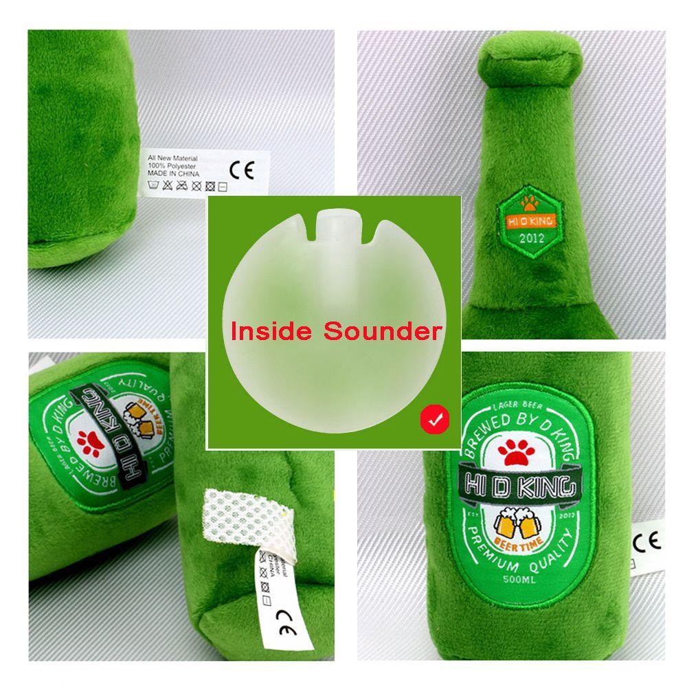 Đồ Chơi Nhai Gặm Hình Ly Bia Mặt Kính 1 Bằng Vải Cotton Bền Bỉ Cho Cún Cưng