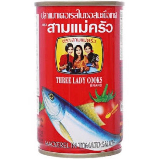 Cá Mòi Cá Nục Sốt Cà 3 Cô Gái 290gr & 155gr