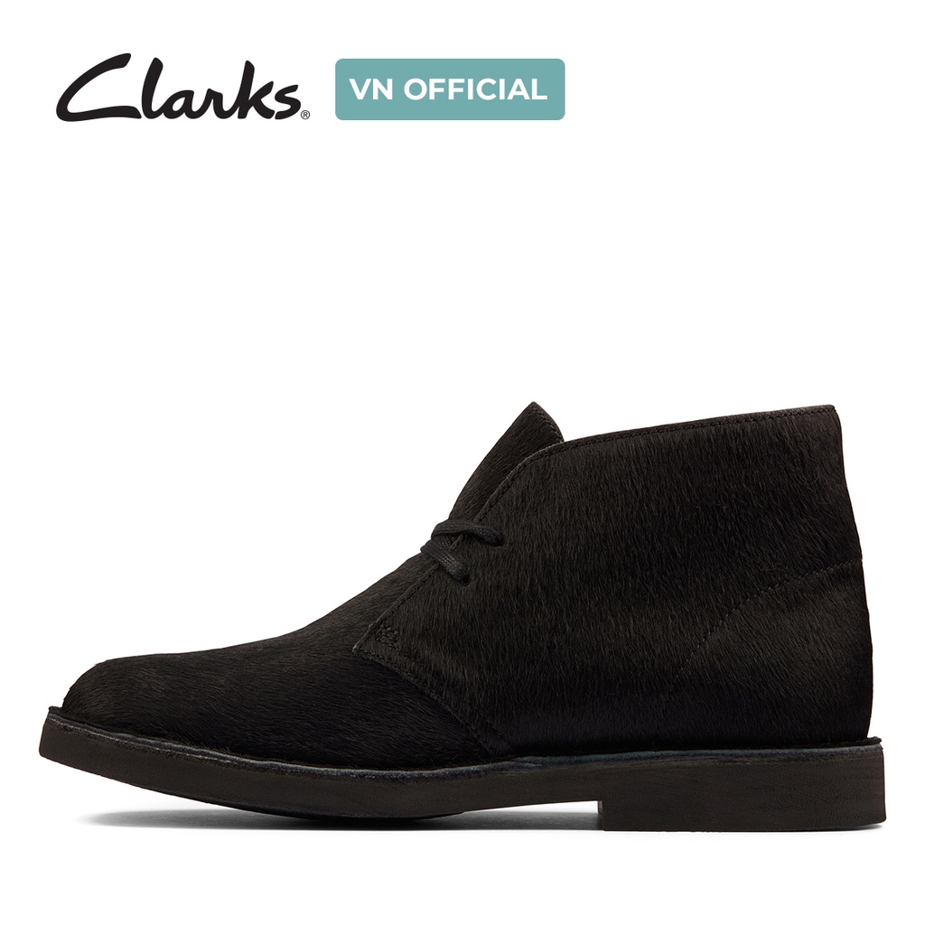 Giày Ankle Boot Nữ CLARKS Desert Boot 2 Màu Đen