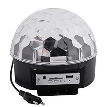 Đèn Led Trang Trí Sân Khấu Cầu Xoay Cảm Biến Nhạc + Remote