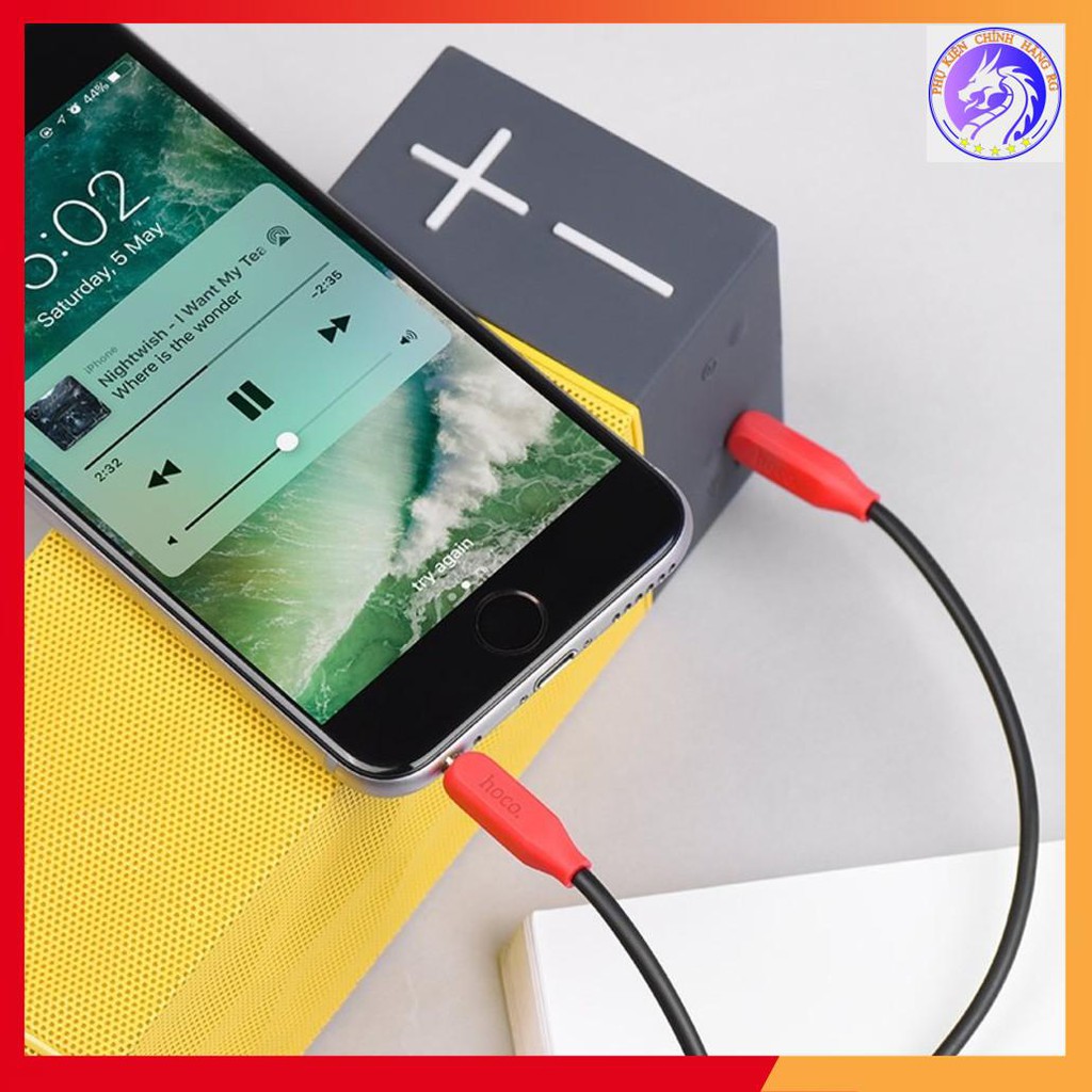 Cáp Âm Thanh AUX 3.5mm Hoco UPA11 Dài 1M Chính Hãng - Bảo Hành 1 Năm Giao Màu Ngẫu Nhiên
