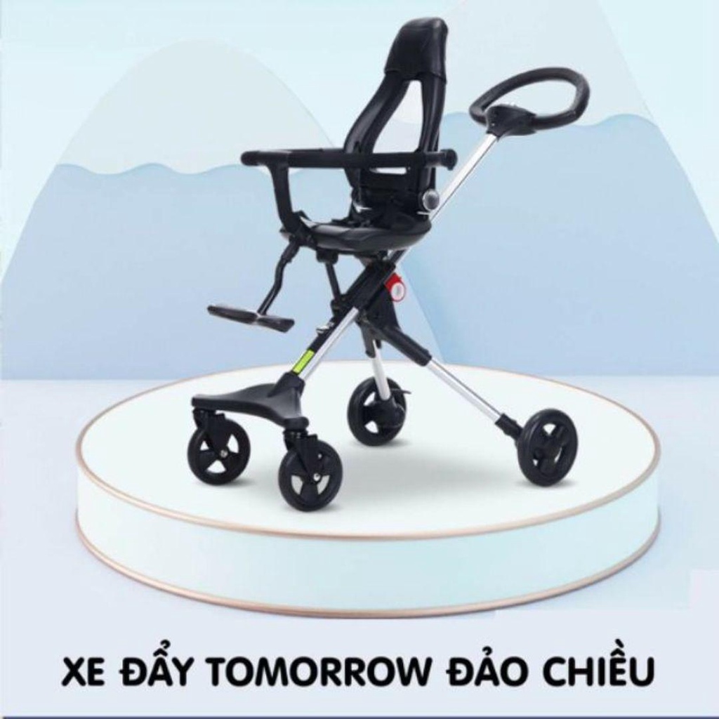 Xe đẩy em bé đảo chiều Tomorrow XOAY CHIỀU, GẤP GỌN, CÓ MÁI CHE, THOÁNG LƯNG