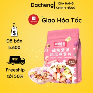 Ngũ cốc sữa chua trái cây nguyên hạt ăn liền, bổ sung dinh dưỡng cho người giảm cân, ăn kiêng, bà bầu, eat clean