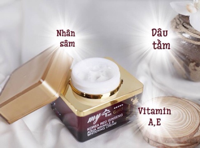 KEM HỒNG SÂM NGÀY VÀ ĐÊM MY GOLD HÀN QUỐC