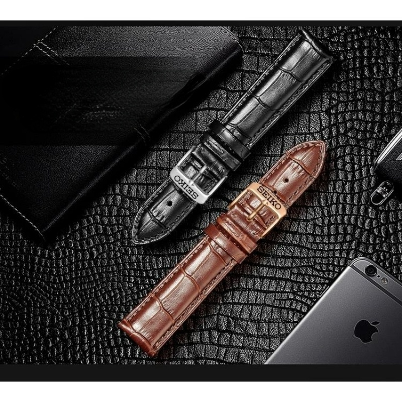 Dây Đeo Bằng Da Thật Cho Đồng Hồ Seiko No. Set 5 Dây Đeo Đồng Hồ Rolex SNK809K2 Sup252 / 250 Thời Trang Cho Nam Và Nữ