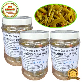 Rau muống chau ngọt nhà làm truyền thống giòn ngon ăn chung cá kho, thịt kho hủ 500gr