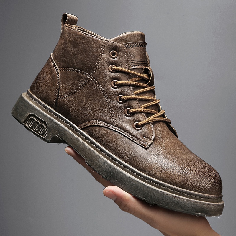 giày nam giày boot nam giày nam cao cổ boots giày cao cổ Chelsea boots Giày Bốt Da Thời Trang Dành Cho Nam