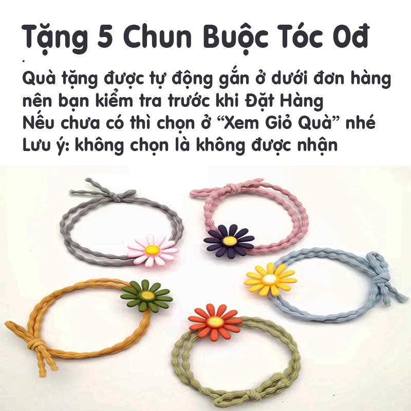 Chun buộc tóc Hàn quốc set 100 chiếc đủ màu dưỡng như cặp tóc , Nịt cột tóc giá lẻ như sỉ