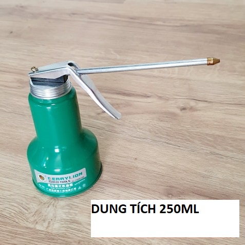 Bình Châm Nhớt Sắt Sơn Tĩnh Điện Dáng Bầu Lớn Cổ Cao Dung Tích 250 ml