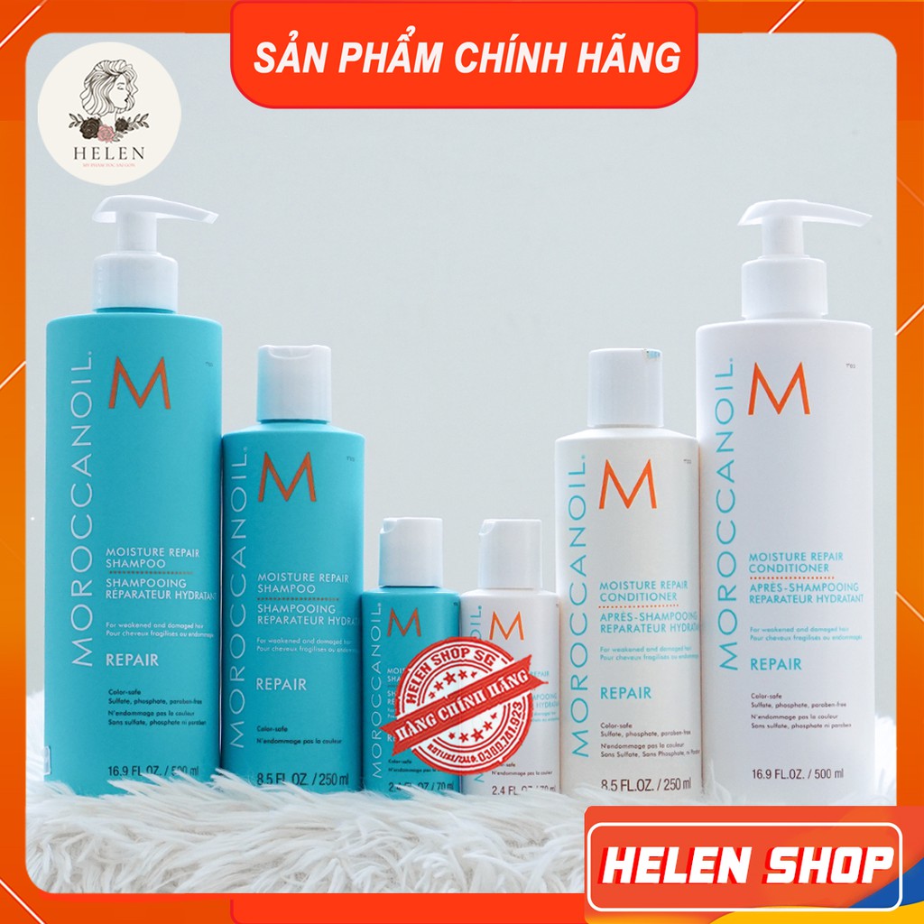 Dầu Gội Phục Hồi Hư Tổn Moroccanoil REPAIR | Dưỡng Ẩm, Phục Hồi Tóc, Chăm Sóc Tóc Chính Hãng