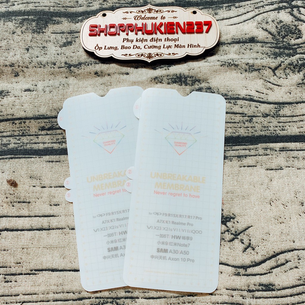 Miếng Dán Dẻo PPF Mặt Trước Dành Cho PPF Oppo F9 , R17 , R17 Pro , Realme 2 Pro Dán Dẻo Cao Cấp