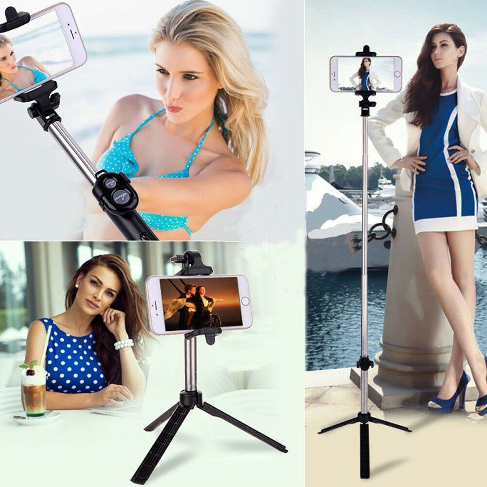 Chân đế kiêm thanh chụp ảnh bluetooth thông dụng cho iPhone Samsung OPPO | BigBuy360 - bigbuy360.vn