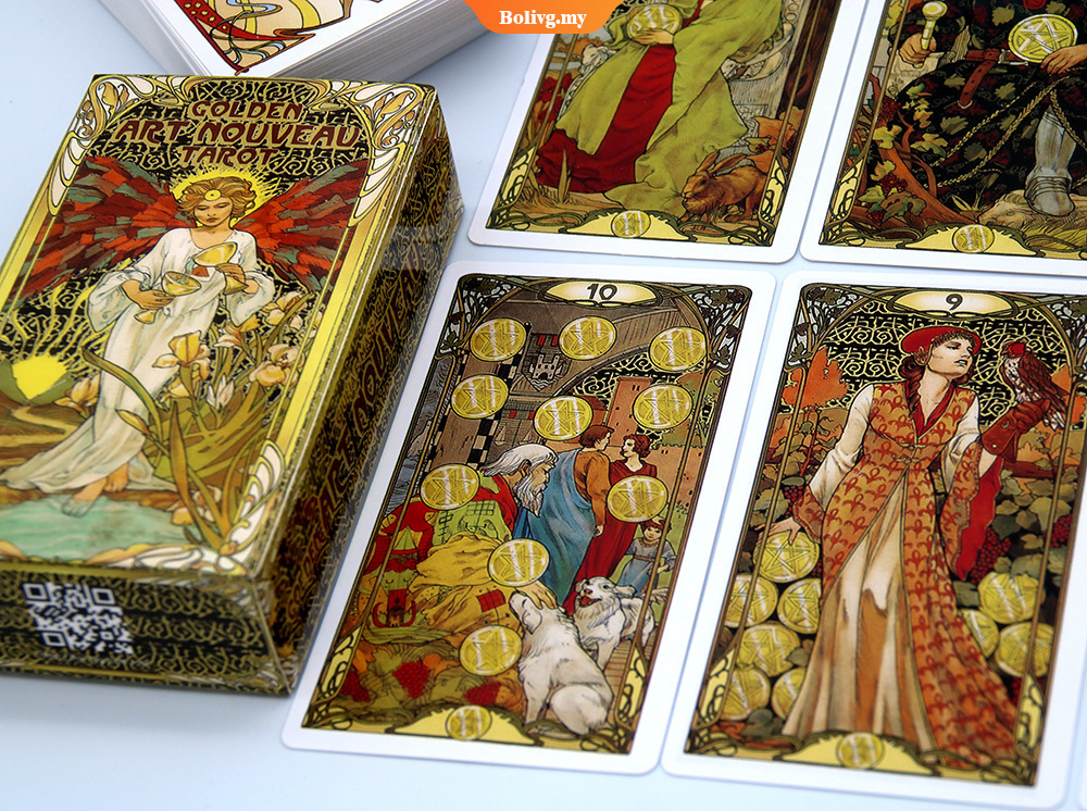 Bộ Bài Tarot Màu Vàng Nghệ Thuật Cho Gia Đình