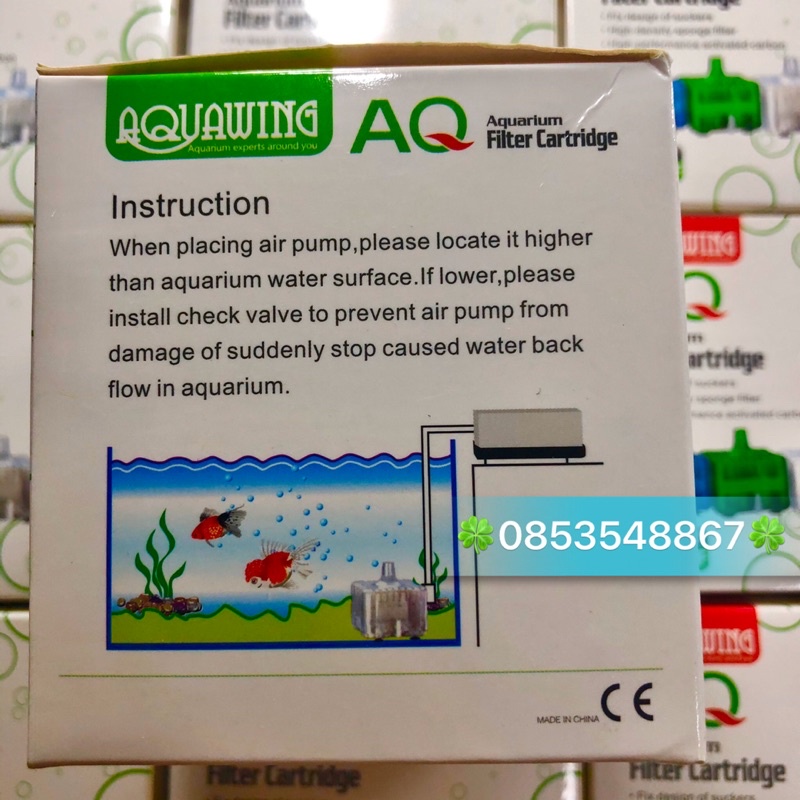 Lọc sủi vi sinh MÀU có sỏi, bông lọc, than hoạt tính AQ25F