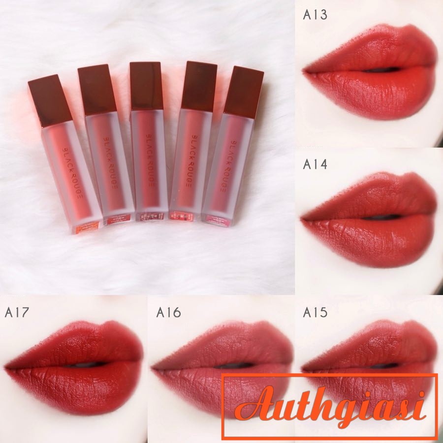 Son kem Black Rouge Air Fit Velvet Tint A13-A17 lì mịn (Version 3) | BigBuy360 - bigbuy360.vn