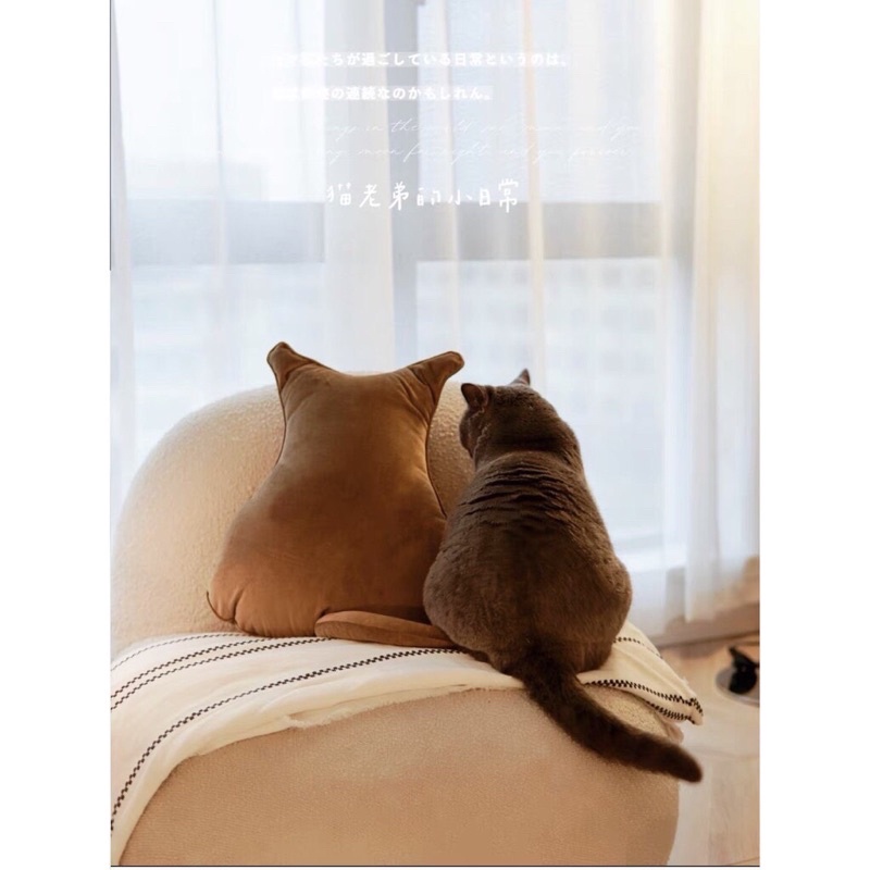 Gối ôm hình mèo dễ thương phong cách Hàn Quốc