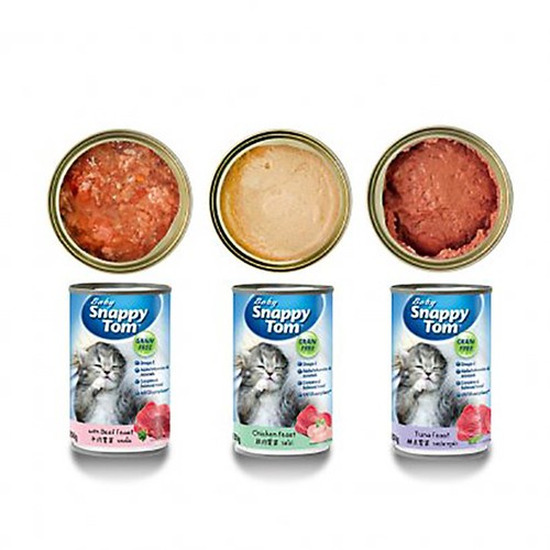 [LON 150g] Pate nhuyễn Snappy Tom Baby - Pate cho mèo con, mèo sơ sinh
