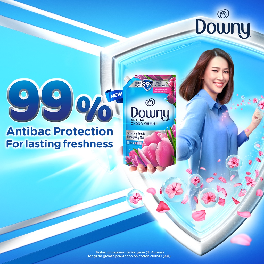 Mkb gift - nước xả vải downy hương nắng mai 800ml - ảnh sản phẩm 4