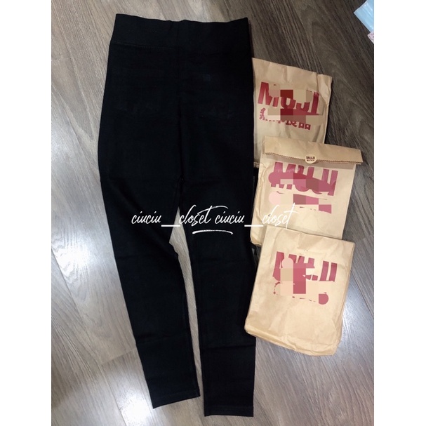 Quần Legging Đen Dài Chất Đẹp Chuẩn Ảnh Hàng Quảng Châu (Sẵn)