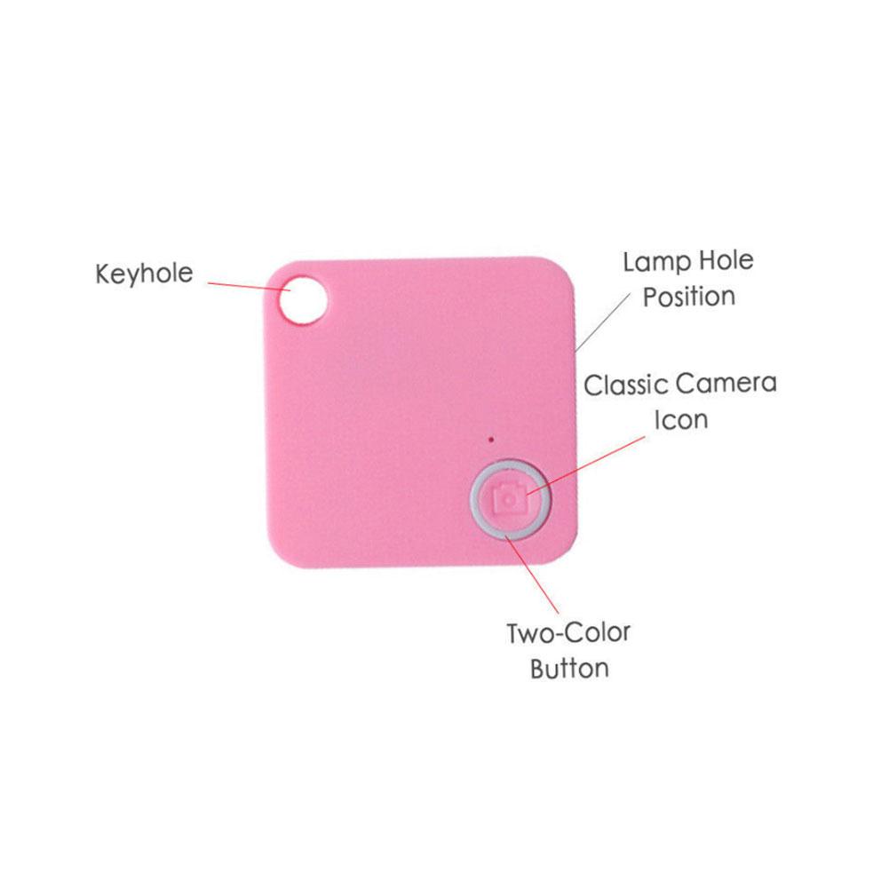 🎉HA Mini Square GPS Bluetooth 4.0 Tracker Key Finder Định vị Vật nuôi Thiết bị chống mất mát cho trẻ em 5 màu