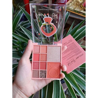 Phấn mắt Any Lady  Peach Girl  8 ô màu mắt + 2 ô má hồng