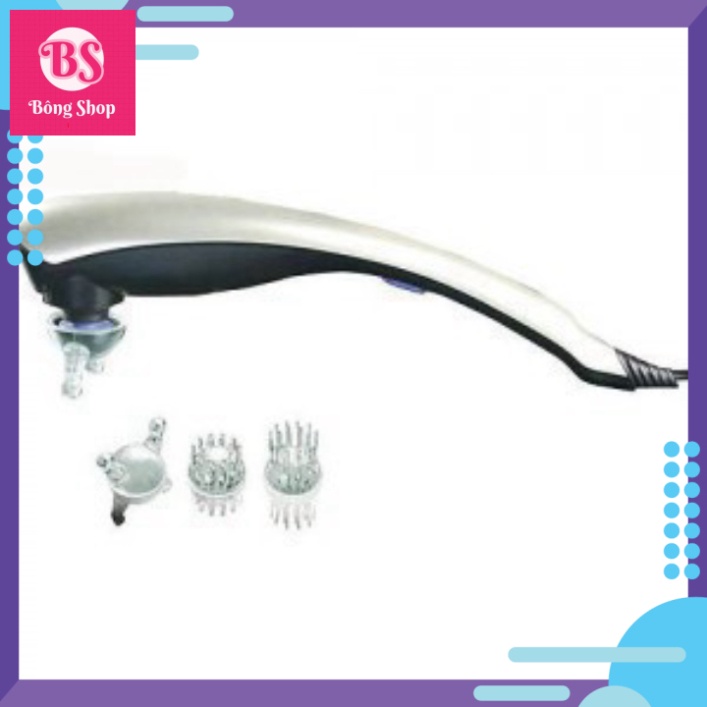 [NEW] MÁY ĐẤM LƯNG, MASSAGE xách tay LC-2007AA. (3 Đầu Matxa)