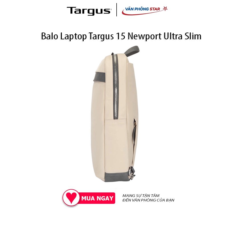 Balo Laptop 15.6 inch TARGUS Newport Ultra Slim Backpack TBB59806GL-70 chính hãng tại Vanphongstar Bảo hành 1 năm